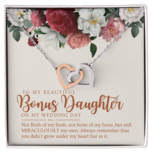 Stepdaughter Wedding Gift | In My Heart Necklace 0637T7