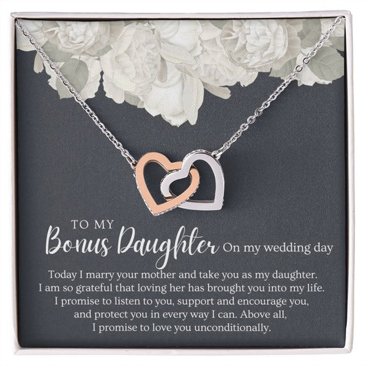 Stepdaughter Wedding Gift | Promise Necklace 0633T1