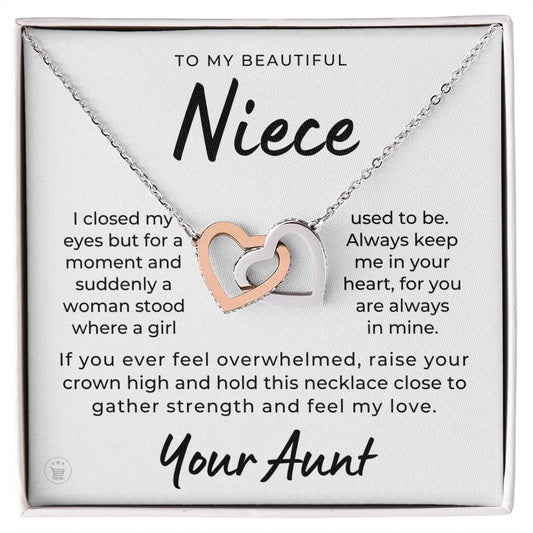 Niece Gift From Aunt | In My Heart Necklace 0632T1