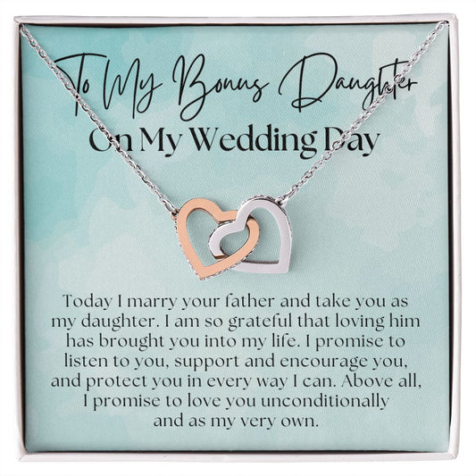 Stepdaughter Wedding Gift | Promise Necklace 0634T11