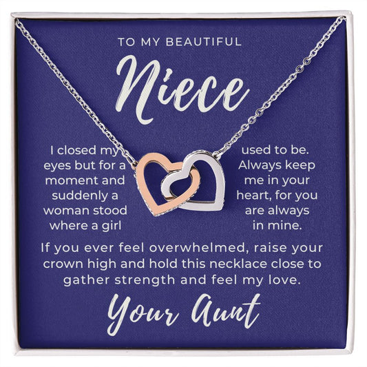 Niece Gift From Aunt | In My Heart Necklace 0632T10