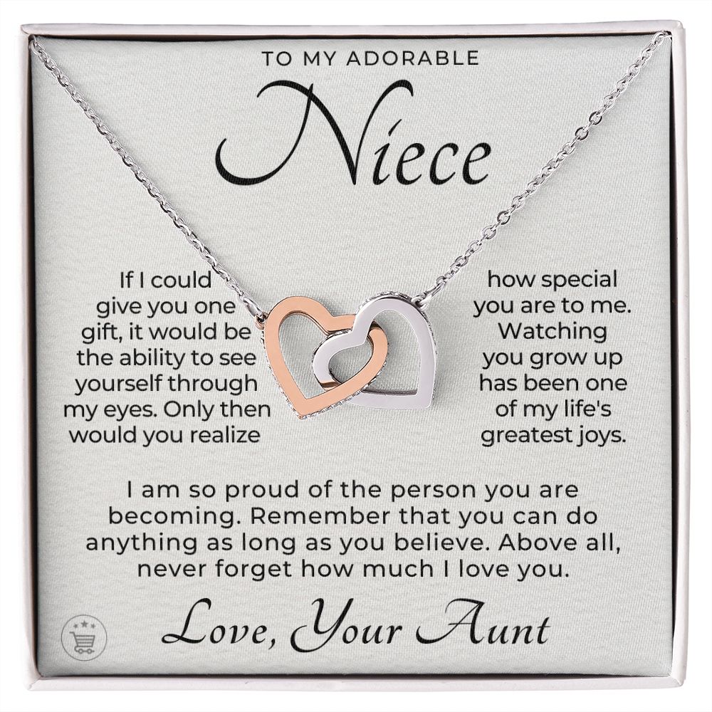 Niece Gift From Aunt | My Love Necklace 0628T5