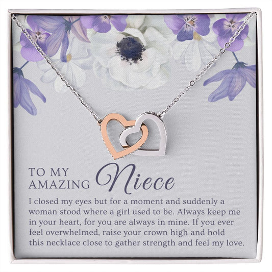 Niece Gift From Aunt | In My Heart Necklace 0632T14
