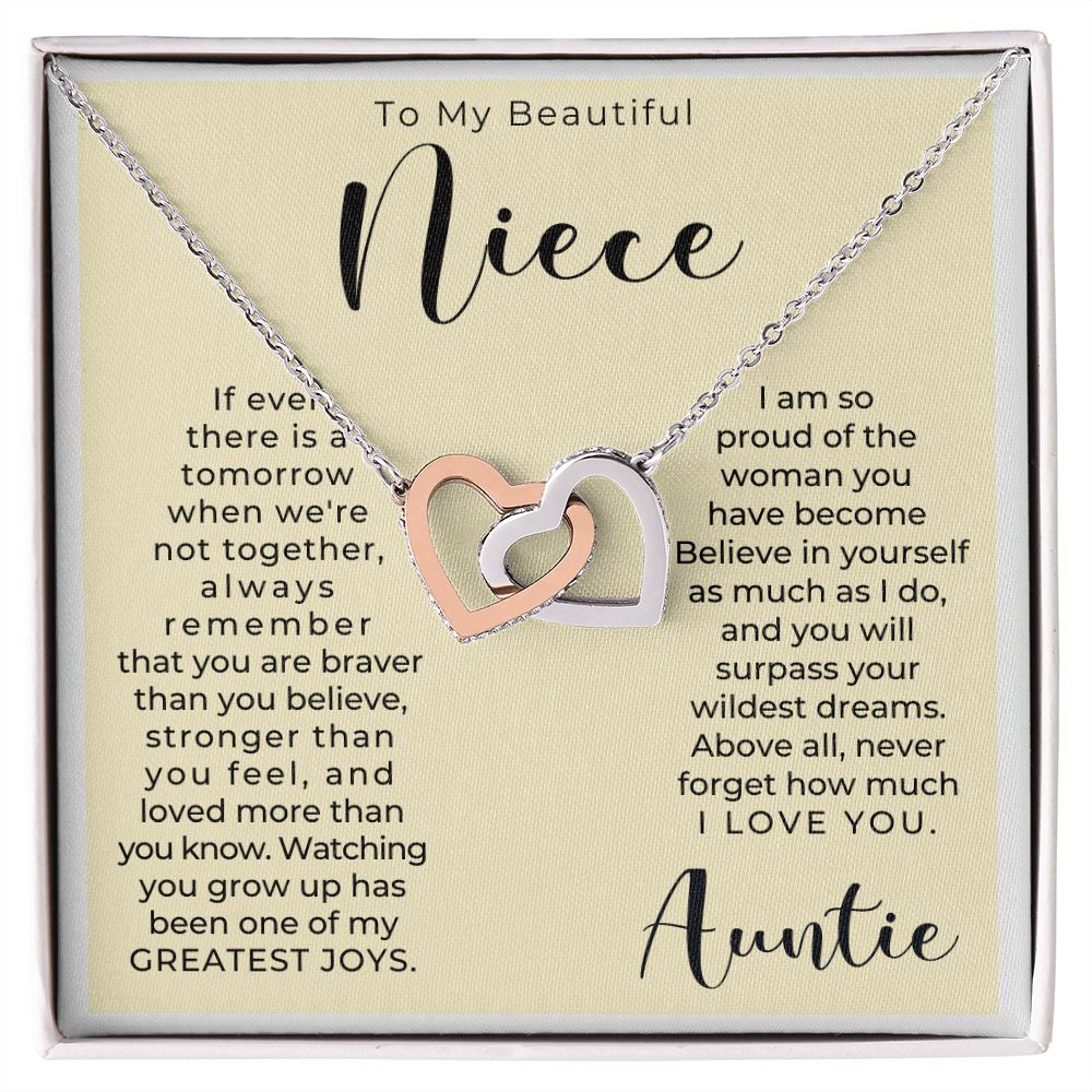 Niece Gift From Aunt | Greatest Joy Necklace 0629T4