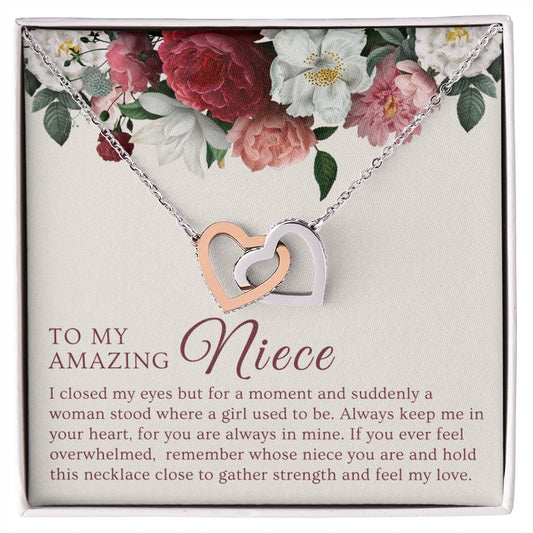 Niece Gift From Aunt | In My Heart Necklace 0631T12