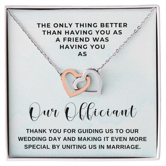 Officiant Proposal Gift | Having You Necklace 0588T8