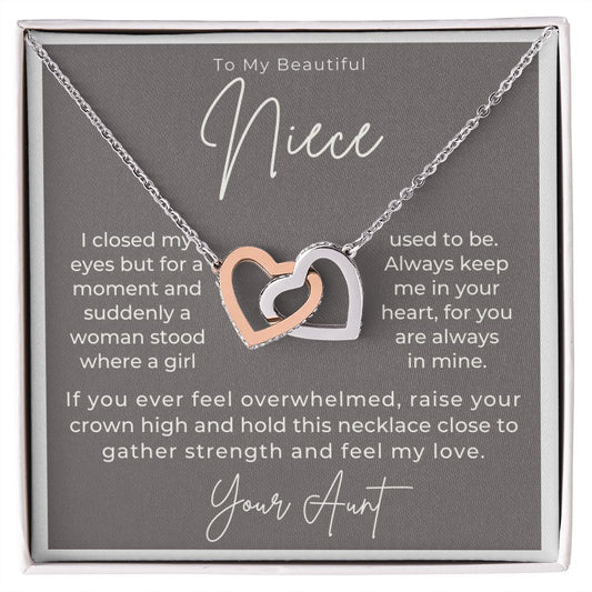 Niece Gift From Aunt | In My Heart Necklace 0632T3