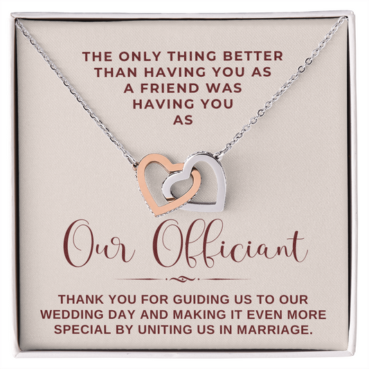 Officiant Proposal Gift | Having You Necklace 0588T6