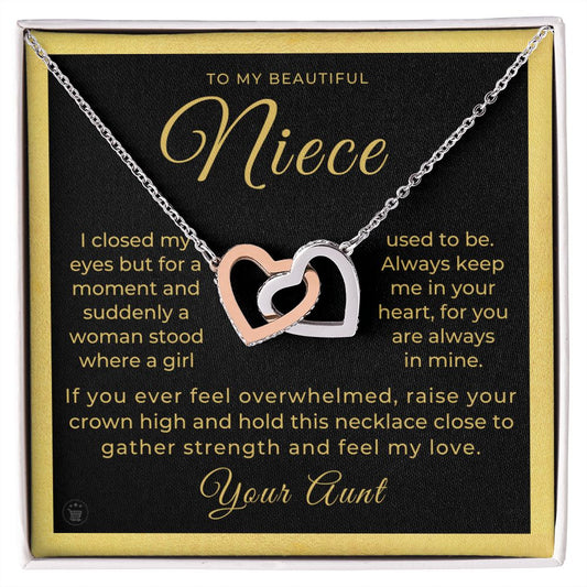 Niece Gift From Aunt | In My Heart Necklace 0632T7