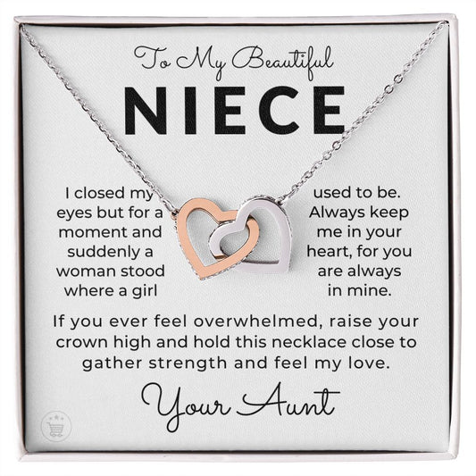 Niece Gift From Aunt | In My Heart Necklace 0632T2