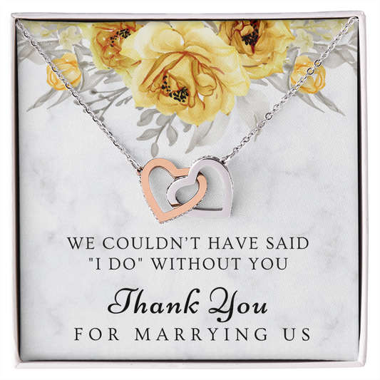 Officiant Gift | Thank You Necklace 0587T1