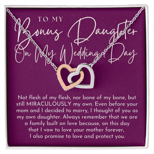 Stepdaughter Wedding Gift | On This Day Necklace 0638T4
