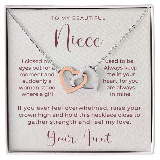Niece Gift From Aunt | In My Heart Necklace 0632T16