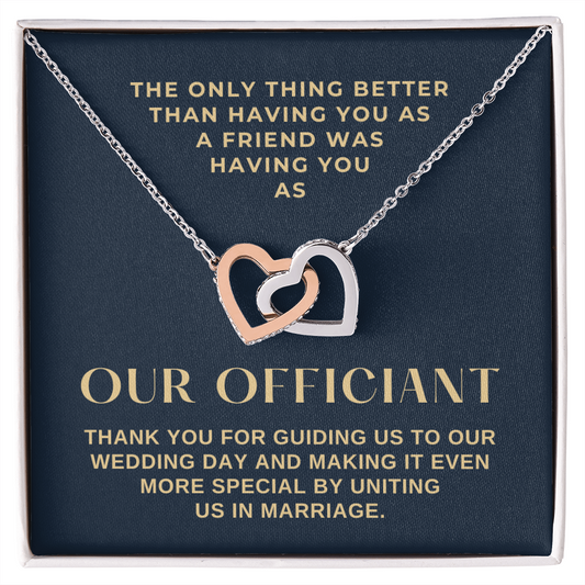 Officiant Proposal Gift | Having You Necklace 0588T9
