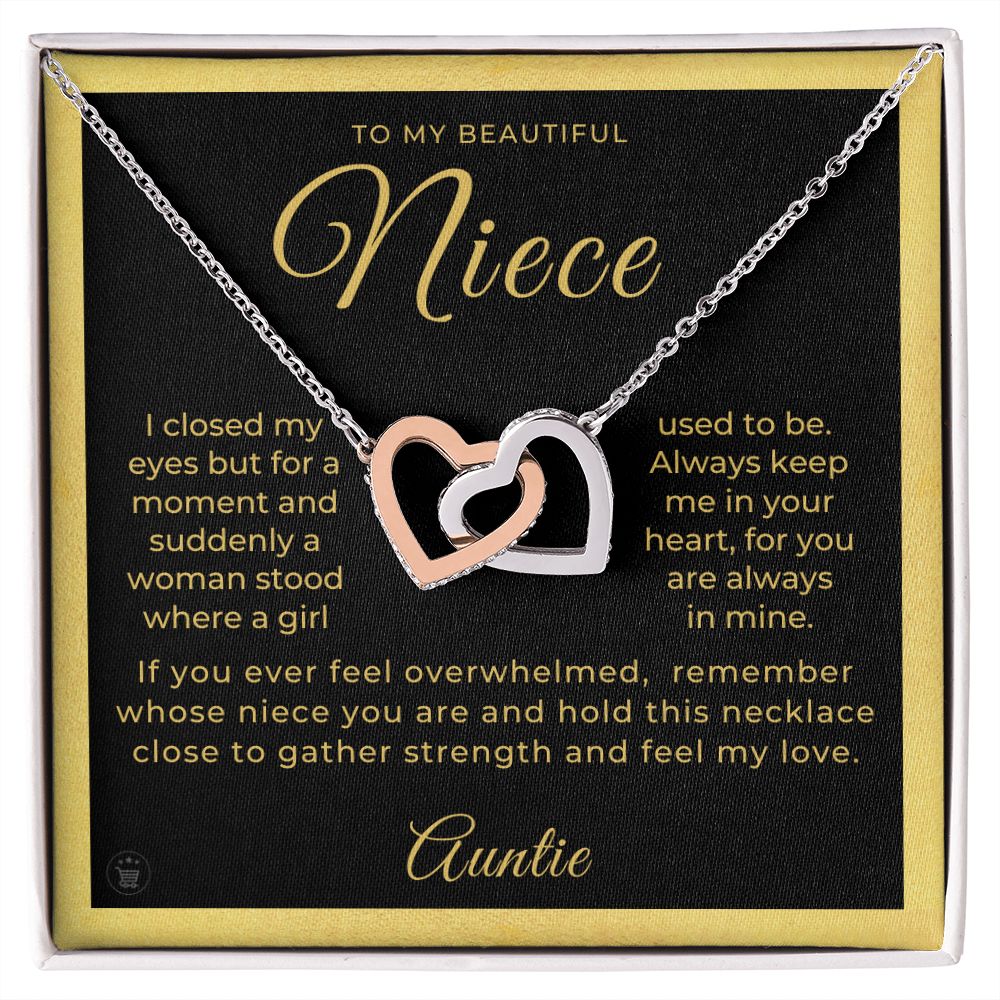 Niece Gift From Aunt | In My Heart Necklace 0631T7