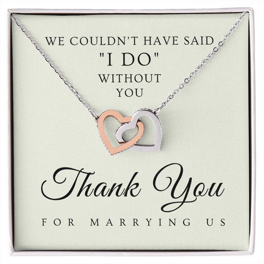 Officiant Gift | Thank You Necklace 0587T7