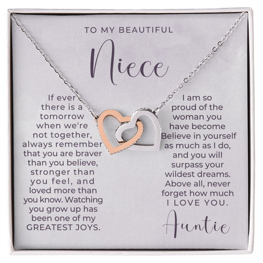 Niece Gift From Aunt | Greatest Joy Necklace 0629T13