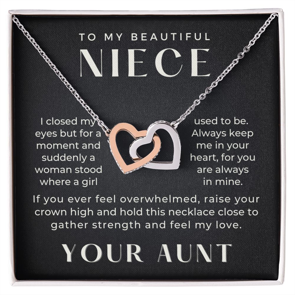 Niece Gift From Aunt | In My Heart Necklace 0632T8