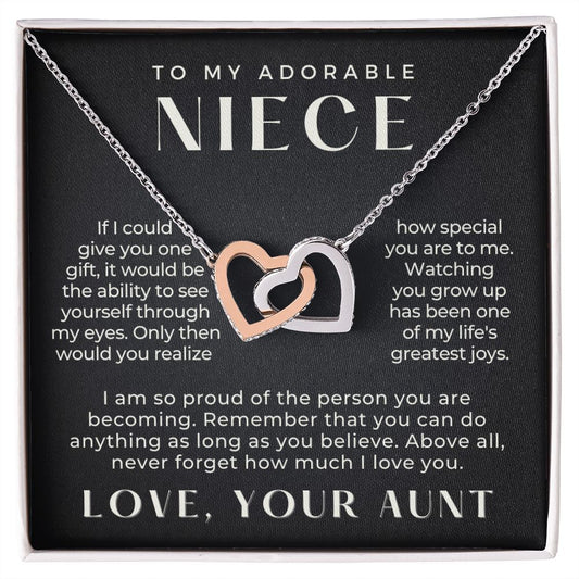 Niece Gift From Aunt | My Love Necklace 0628T8