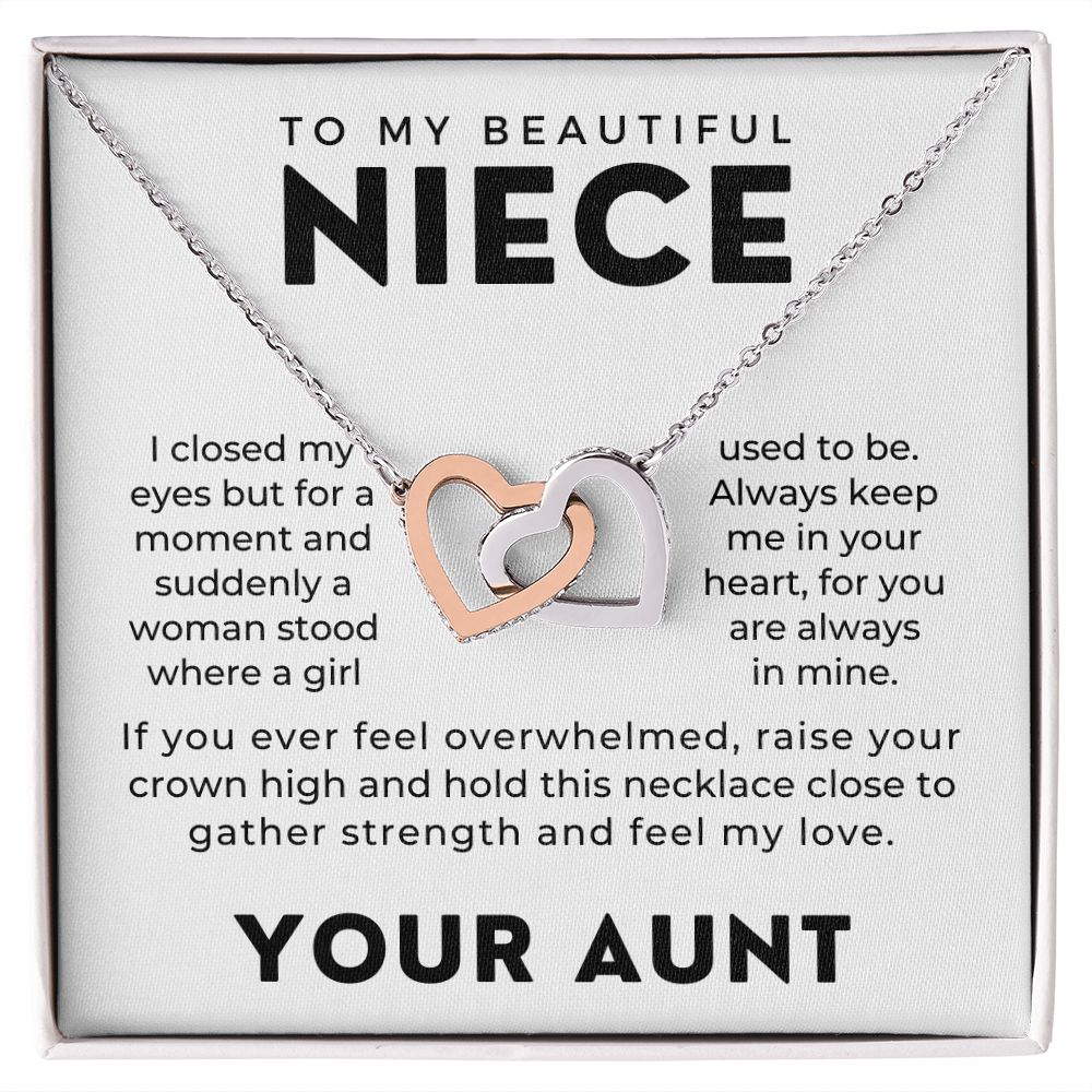 Niece Gift From Aunt | In My Heart Necklace 0632T9