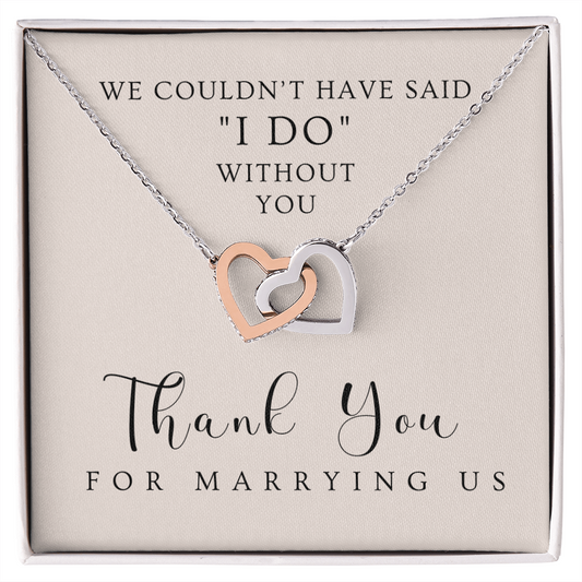 Officiant Gift | Thank You Necklace 0587T6
