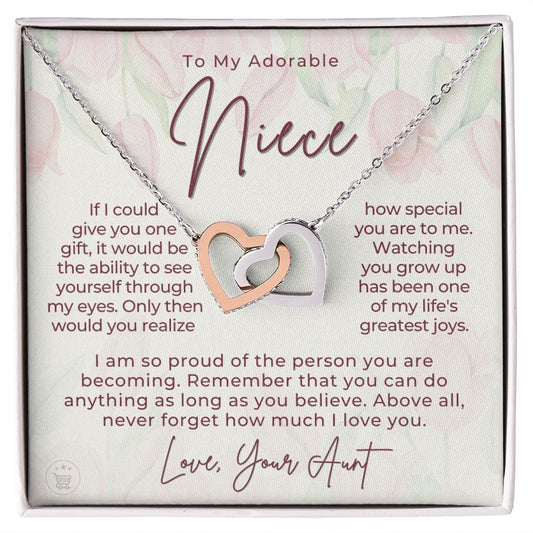 Niece Gift From Aunt | My Love Necklace 0628T6