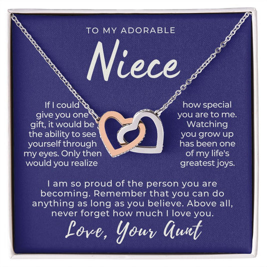 Niece Gift From Aunt | My Love Necklace 0628T2