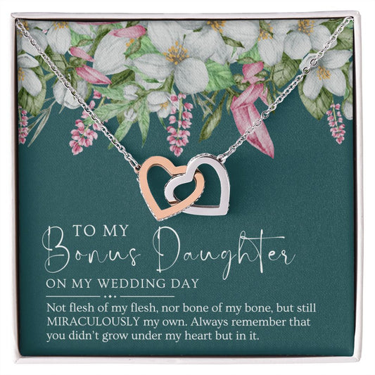 Stepdaughter Wedding Gift | In My Heart Necklace 0637T9