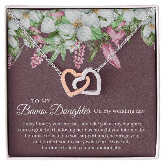 Stepdaughter Wedding Gift | Promise Necklace 0633T3
