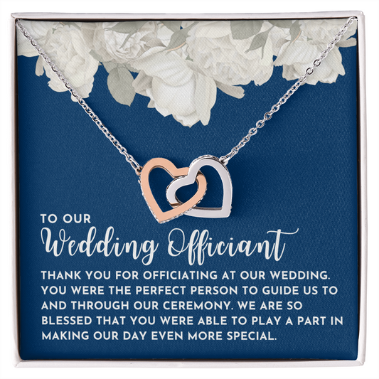 Officiant Proposal Gift | Thank You Necklace 0590T3
