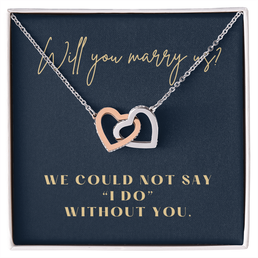 Officiant Proposal Gift | Marry Us Necklace 0589T9