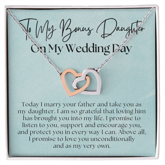 Stepdaughter Wedding Gift | Promise Necklace 0634T10