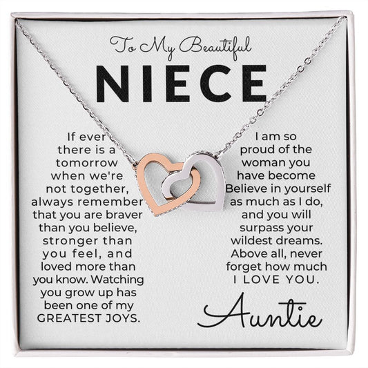 Niece Gift From Aunt | Greatest Joy Necklace 0629T2