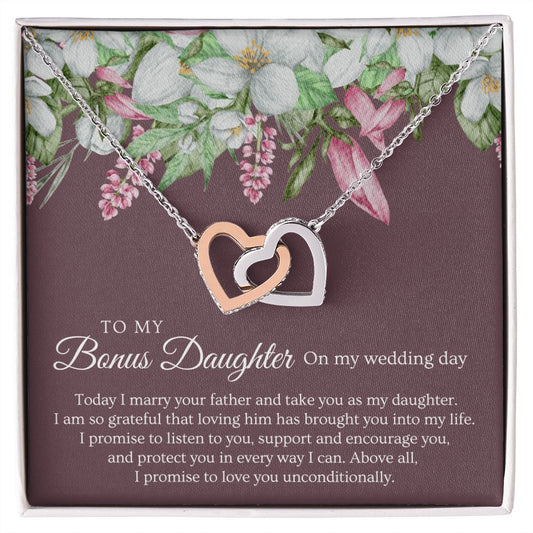 Stepdaughter Wedding Gift | Promise Necklace 0634T3