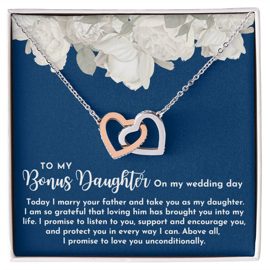 Stepdaughter Wedding Gift | Promise Necklace 0634T4