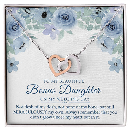 Stepdaughter Wedding Gift | In My Heart Necklace 0637T2