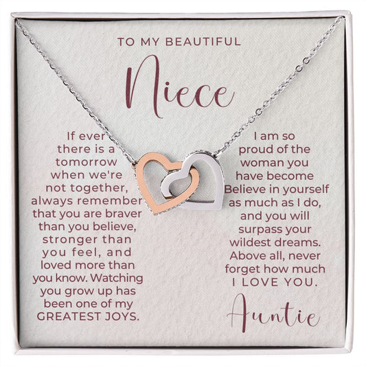 Niece Gift From Aunt | Greatest Joy Necklace 0629T12