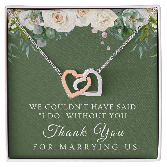Officiant Gift | Thank You Necklace 0587T4