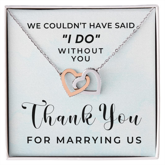 Officiant Gift | Thank You Necklace 0587T8