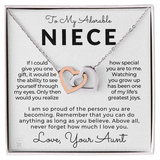 Niece Gift From Aunt | My Love Necklace 0628T2