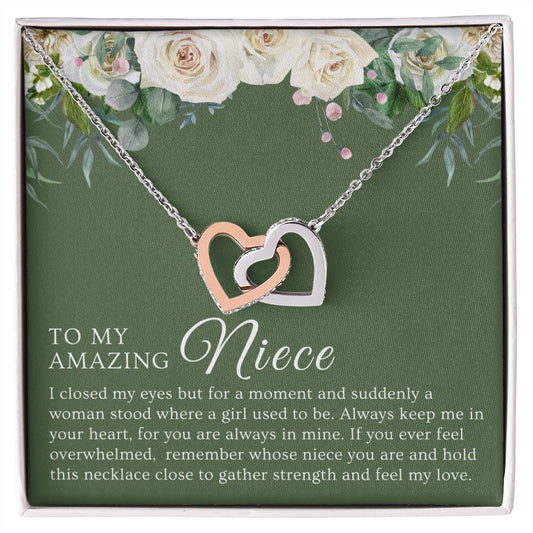 Niece Gift From Aunt | In My Heart Necklace 0631T11