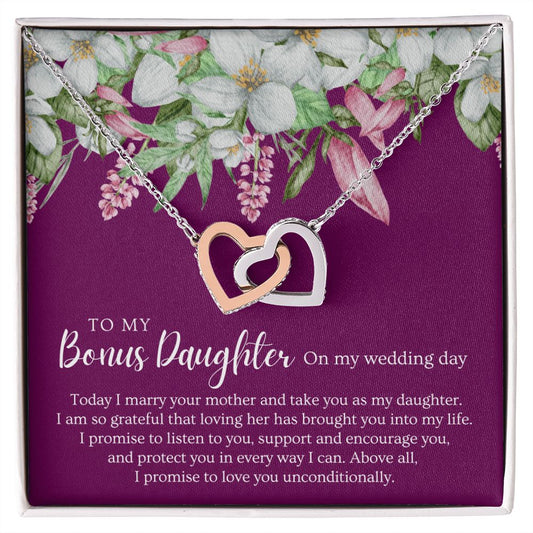 Stepdaughter Wedding Gift | Promise Necklace 0633T2