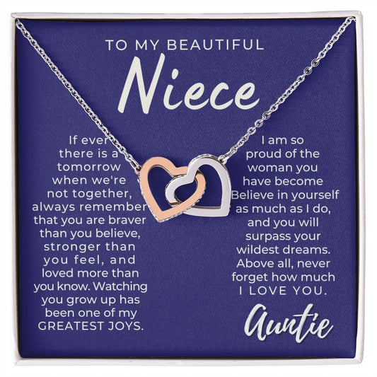 Niece Gift From Aunt | Greatest Joy Necklace 0629T10