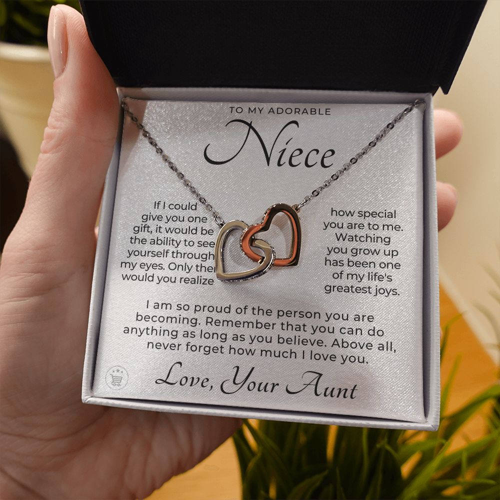 Niece Gift From Aunt | My Love Necklace 0628T5