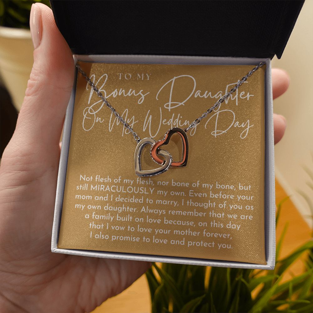 Stepdaughter Wedding Gift | On This Day Necklace 0638T3