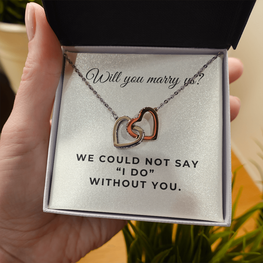 Officiant Proposal Gift | Marry Us Necklace 0589T7