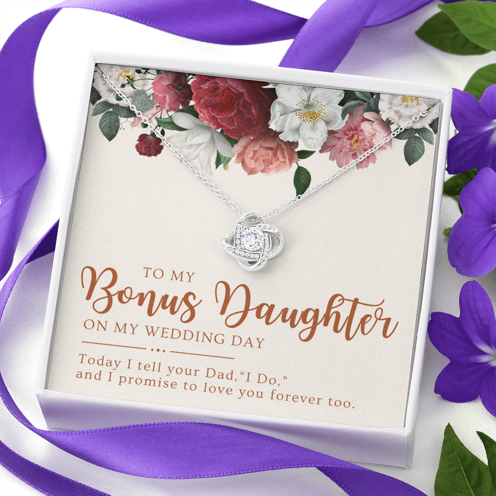 Stepdaughter Wedding Gift | Forever Necklace 0553T7