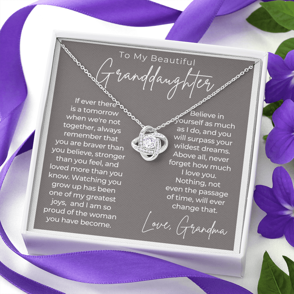 Granddaughter Gift | Believe Necklace 0547T5