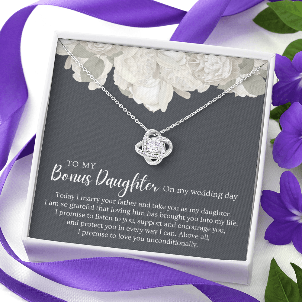 Stepdaughter Wedding Gift  | Promise Necklace 0551T1