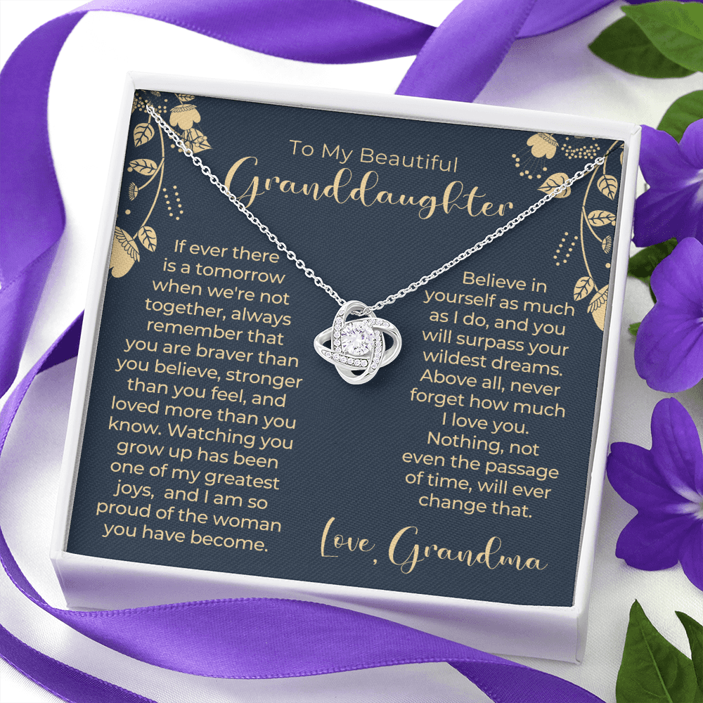 Granddaughter Gift | Believe Necklace 0547T13